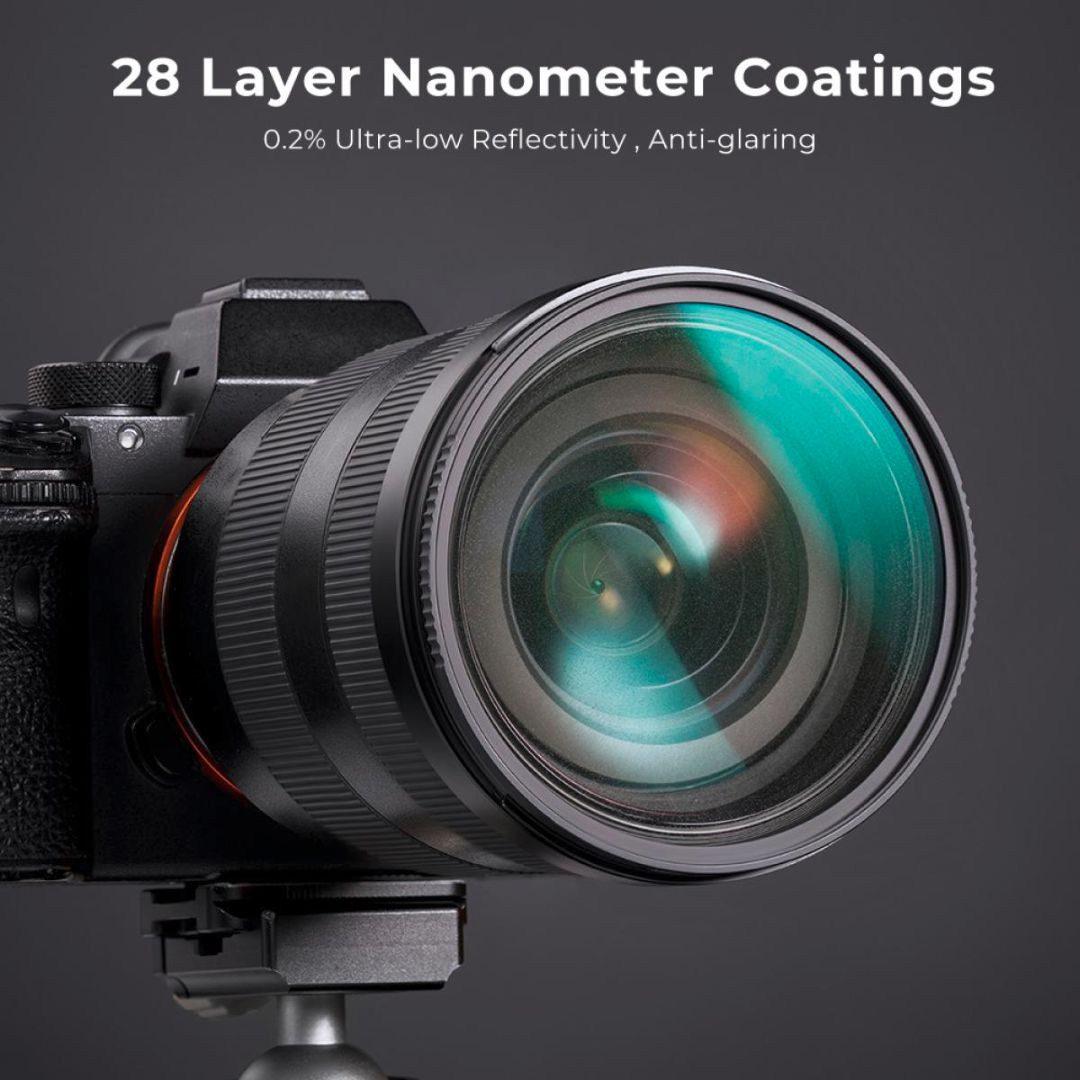K&F Concept 82mm Black Pro-Mist Filter 1 Cinematic Look Nano-X Series KF01.1669 - 4
